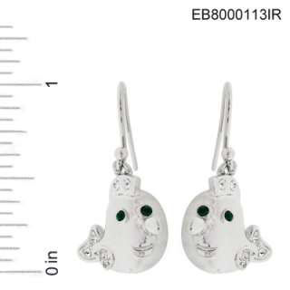 Animal charm drop earrings