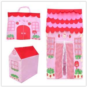  Pink Princess Castle Kids Play Tent Fairy Play House Toys 