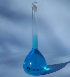 volumetric flasks are used in the lab to prepare precise