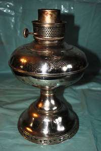 MAGNET OIL LAMP PEDESTAL FONT CHROME FINISH  