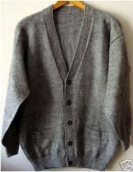 Men Sweaters Cardigans Grey