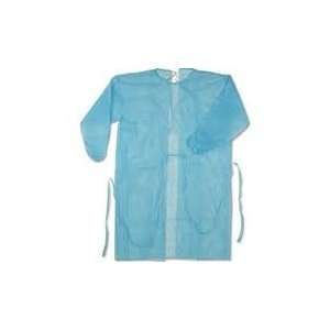 Polypropylene Isolation Gowns, Blue; X Large  Industrial 