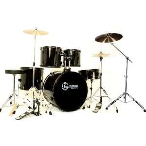  Drum Set 5 Piece Complete Full Size Adult Set with Cymbals Stands 