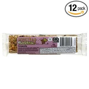 HoneyBar, 100% Organic, Granola, 1.4 Ounce Bars (Pack of 12)  