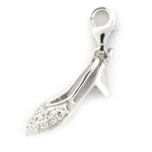 Ryssa Collection 925 Sterling Silver Charm with lobster clasp   Ladies 
