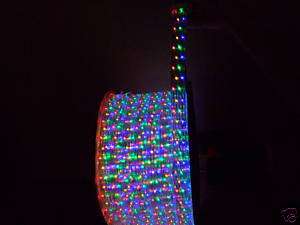 LED ROPE LIGHT FLAT LINE 59 1x3/8 Rainbow RGBY 5 wire 609456487542 