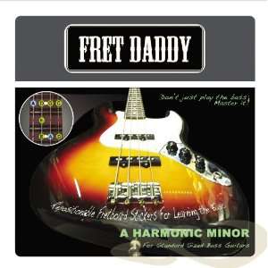  Fret Daddy A Harmonic Minor for Standard Sized Bass Guitar 