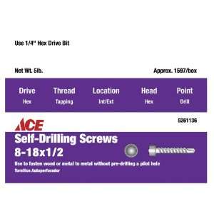  Bx/5lb Ace Self Drilling Screw (46532 ACE)