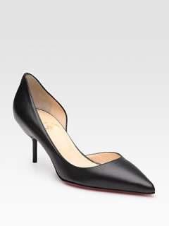 Christian Louboutin   Leather Point Toe DOrsay Pumps    
