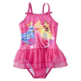   Princess Toddler Girls 1 Piece Swim Suit   Pink.Opens in a new window