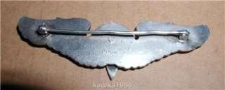   is a nice WW2 era United States Army Air Corp Aerial Gunner wings