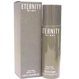  Eternity by Calvin Klein for Men, Shave Foam, 7 Ounce (200 