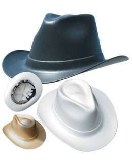 Cowboy Hard Hat 6 point Squeeze Lock Suspension   Tan  