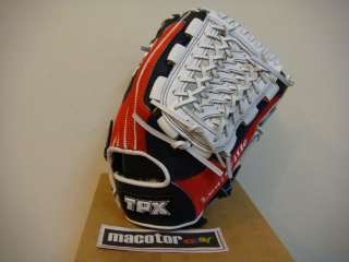Louisville Slugger TPX 12.5 Fielder Baseball Glove Red Navy White USA 
