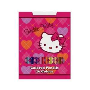  Hello Kitty Colored Pencils  16 Colors Toys & Games
