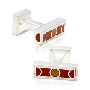  Deco Multi Stone Cufflinks CLI IB 26 GL Jewelry