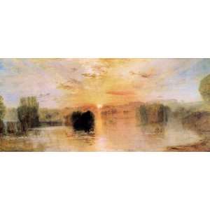  Lake Petworth sunset by Joseph Mallord Turner canvas art 