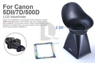   Viewfinder Viewfinder for Canon 5DⅡ7D 500D DSLR +LCD Screen Mount