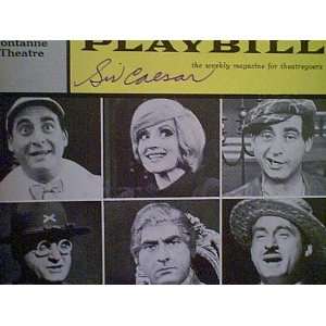  Caesar, Sid Little Me 1963 Playbill Signed Autograph 
