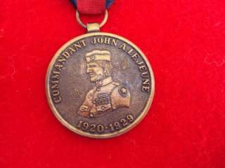 RARE Post WWII USMC Marine Corps League Detachment Commandant medal 