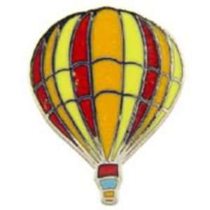  Hot Air Balloon Red White & Yellow Pin 1 Arts, Crafts 