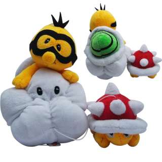 2x SUPER MARIO BROS Turtle Soft Plush Stuffed Toy Set  