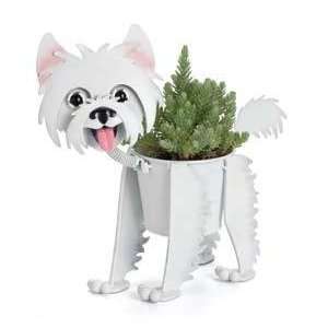 com Mini Westie   Dog indoor or outdoor (garden) décor plant stands 