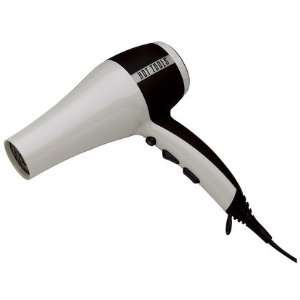 Hot Tools Nano Ceramic Ionic Salon Hair Dryer, Black & White (Quantity 