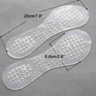Pair Gel Front Pad Cushion 3/4 Insoles For Heel  