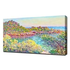  Monet   Landscape near Montecarlo, 1883   Framed Canvas 