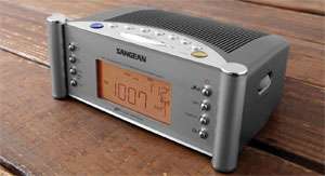    Sangean RCR 2 AM/FM Atomic Clock Radio (Silver) Electronics
