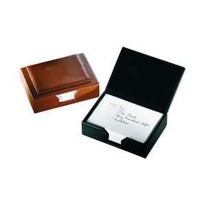  Andrew Philips Leather 4 X 6 Desk Note Holder Bl Office 