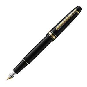  Montblanc Chopin 145 Black GT Fountain Pen Medium 