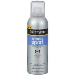 Neutrogena Ultimate Sport Sunblock Spray SPF 100+ 5 oz (Quantity of 3)