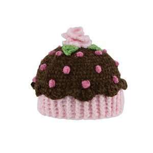    Brown (Chocolate) Cupcake Baby Hat (6   12 months) 