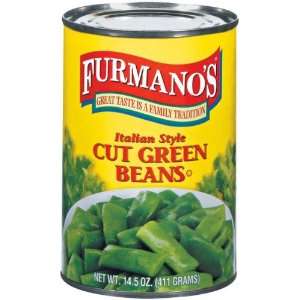 Furmanos Green Beans Italian Style Cut   12 Pack  Grocery 