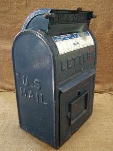 Vintage USPS Dropoff Mailbox Antique Mail Box Old Boxes  