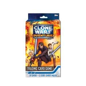  Topps Clone Wars Adventures Trading Card Game Starter Deck 