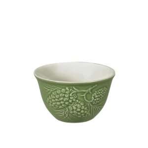  Andrea By Sadek Green Pinecone 4 Miniature Bowls (set Of 