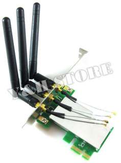 Wireless Mini PCI E to PCI E Adapter Shielding Antenna  