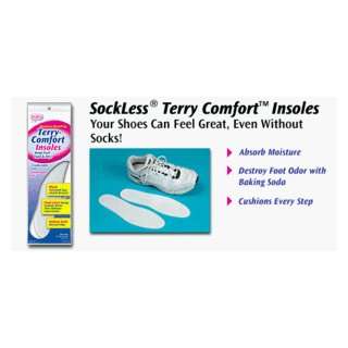    Pedifix Sockless Terry Comfort Insoles