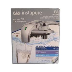  InstaPure F8CU 1ES Faucet Mount Water Filter System 