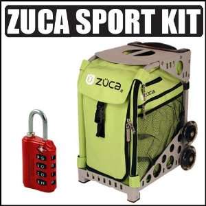 Zuca Sport Wheeled Complete Luggage Set With Frame Gray and Insert Bag 
