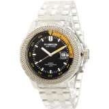 BROS 9408 3 Ice Time Bent Black and Yellow Watch