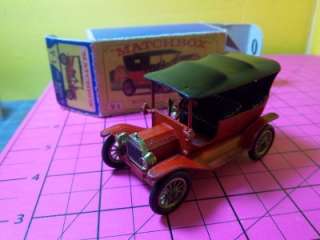 1911 FORD MODEL T ~VINTAGE 1911~Y1 2; 4~MATCHBOX~MIB~  