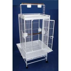  Brarnd New Parrot Bird Wrought Iron Cage Play Top w 