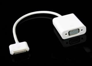 Dock Connector to VGA Adapter for Apple iPad 2 iPhone 4  
