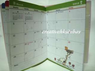 Japan Peanuts Snoopy 2012 Diary Schedule Planner Book  