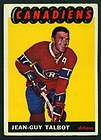 MONTREAL CANADIENS MOLSON EXPORT AUTO CARD SIGNED JEAN GUY TALBOT RARE 