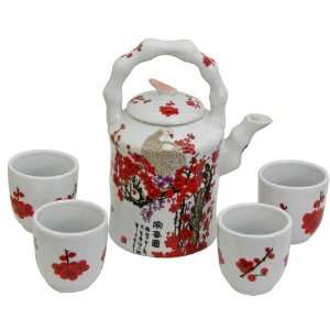  Cherry Blossom Porcelain Tea Set